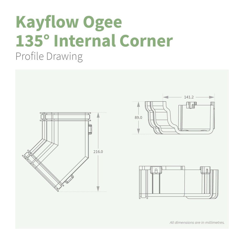 Kayflow Ogee 120mm Gutter Parts