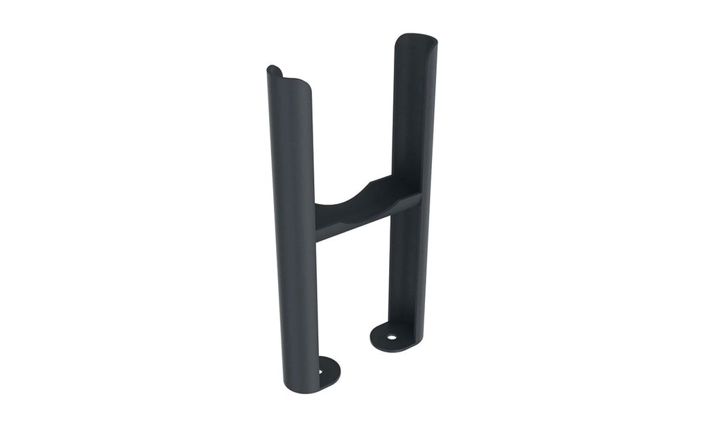 iBathUK Regency Traditional Floor Standing 3 Column Radiator Feet, High Strength Steel Gloss White 277mm