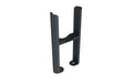 iBathUK Regency Traditional Floor Standing 3 Column Radiator Feet, High Strength Steel Gloss White 277mm