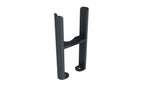 iBathUK Regency Traditional Floor Standing 3 Column Radiator Feet, High Strength Steel Gloss White 277mm