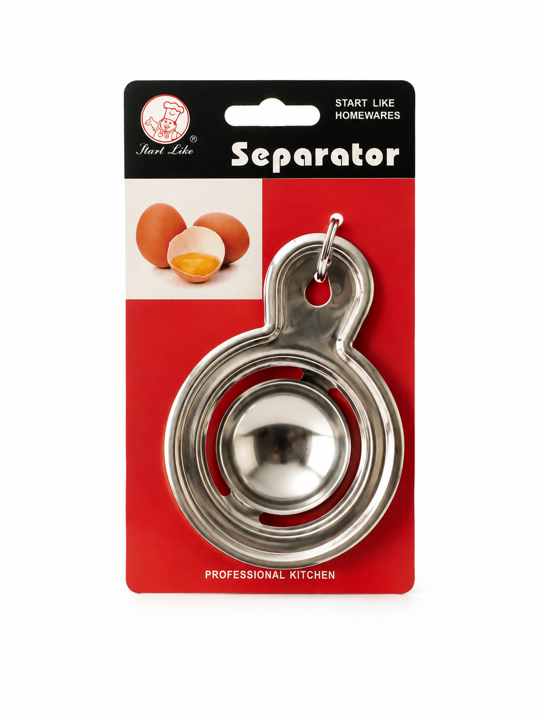 6PCS Stainless Steel Egg Yolk Separator Egg White Filter Kitchen Baking Tool Food Grade