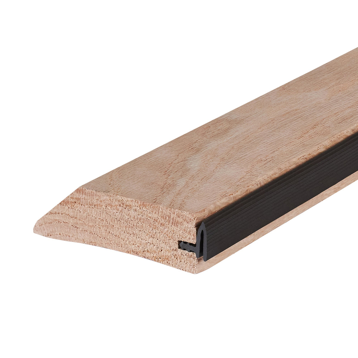 3-1/2 in. x 1 in. x 36 in. Natural Hardwood and Vinyl High-Profile Outswing Door Threshold
