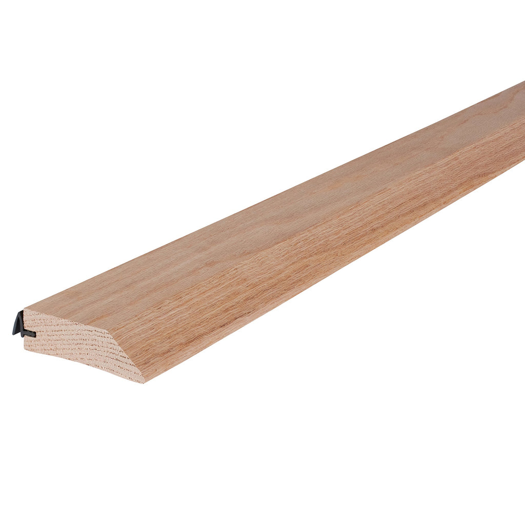 3-1/2 in. x 1 in. x 36 in. Natural Hardwood and Vinyl High-Profile Outswing Door Threshold