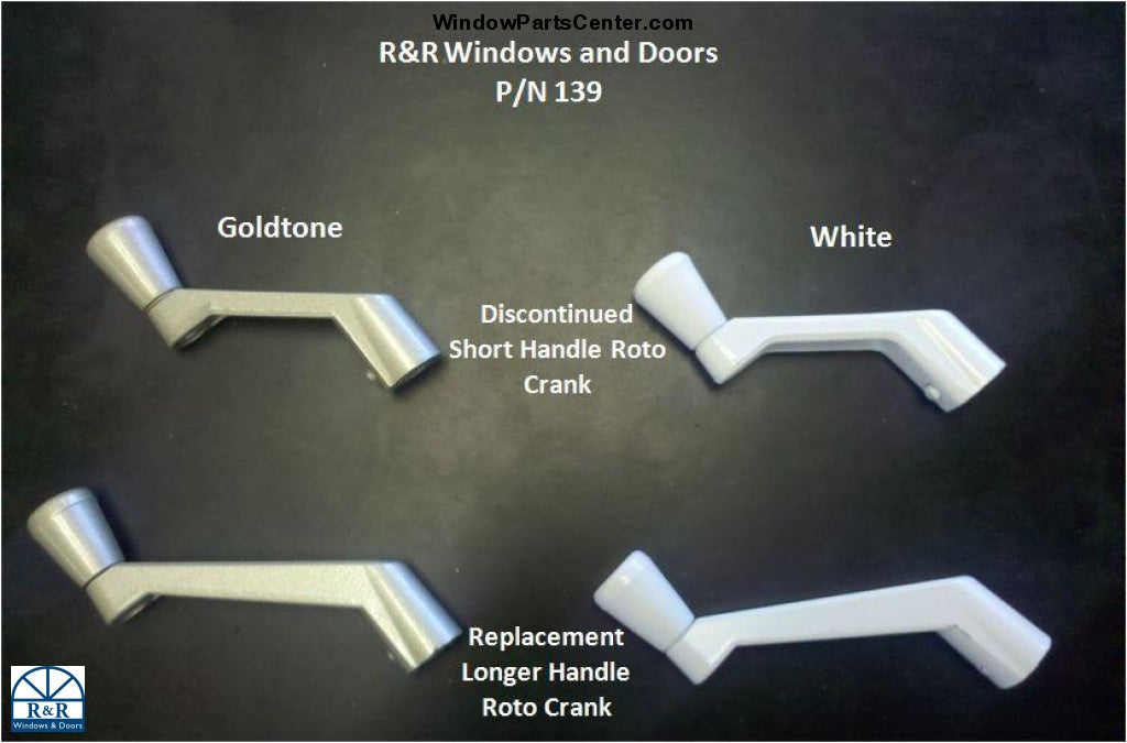 Handle Roto Crank - 3" with 11/32" Spline - DISCONTIUED See Product Description for Replacement Option