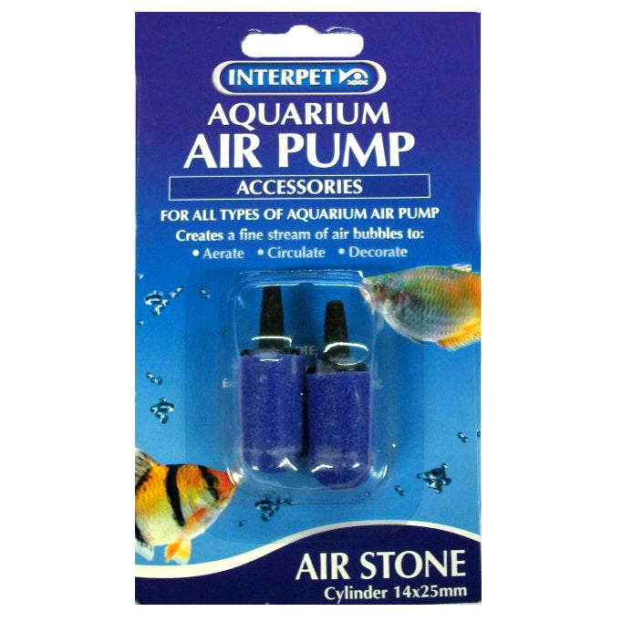 Interpet Aquarium Air Stones 14x25mm (2-Pack)