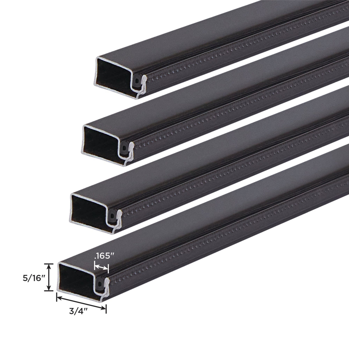 Aluminum Kit Frame 36 in. x 7/16 in. (91 cm x 1.1 cm) Brown