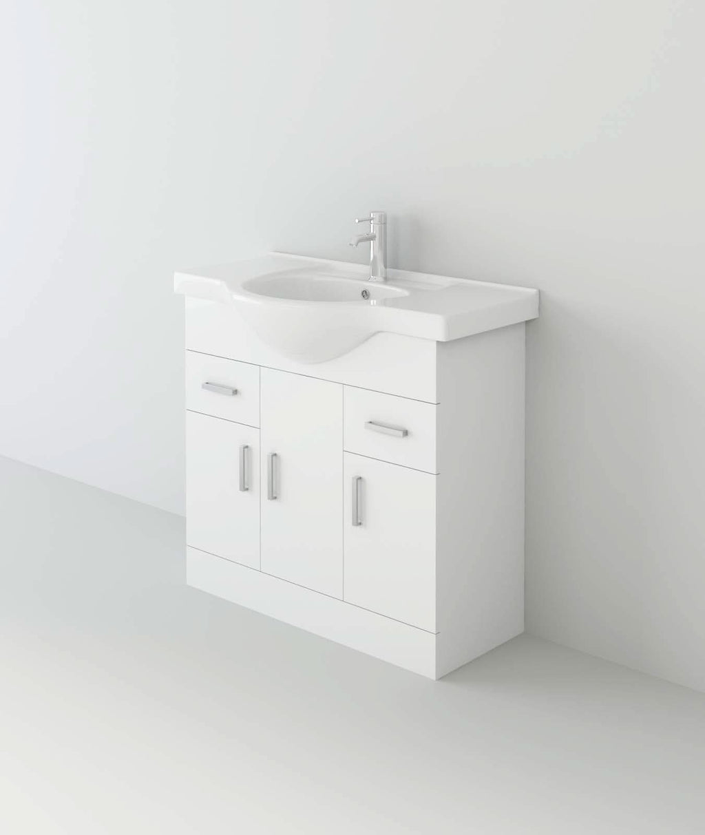 VeeBath Linx Vanity Unit and Compact Storage Combination Unit