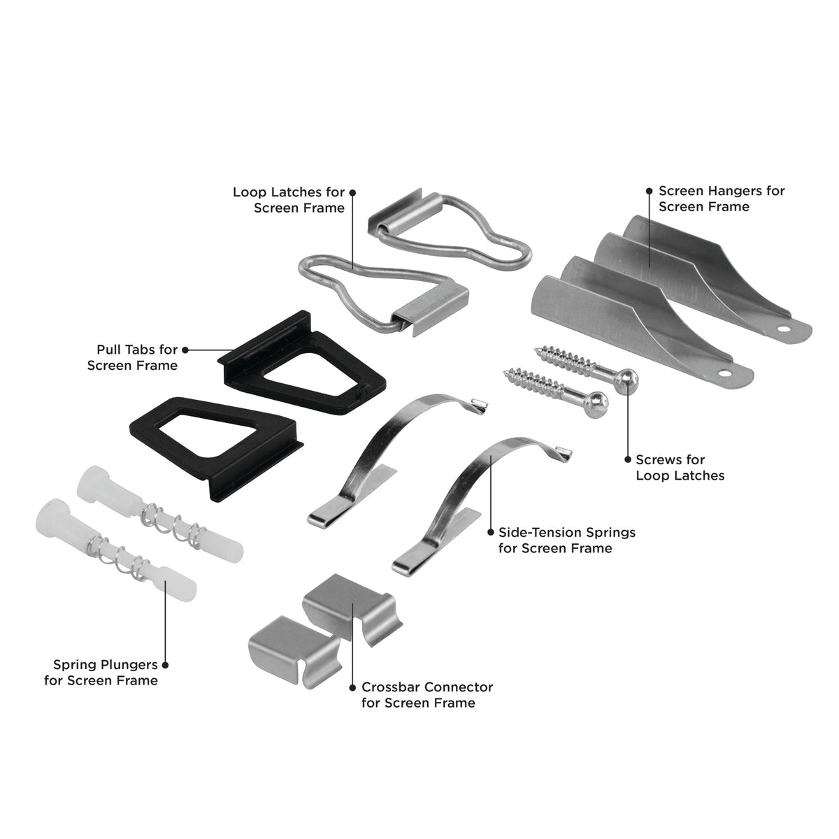 5/16 in. Screen Accessories Kit For Screen Frame