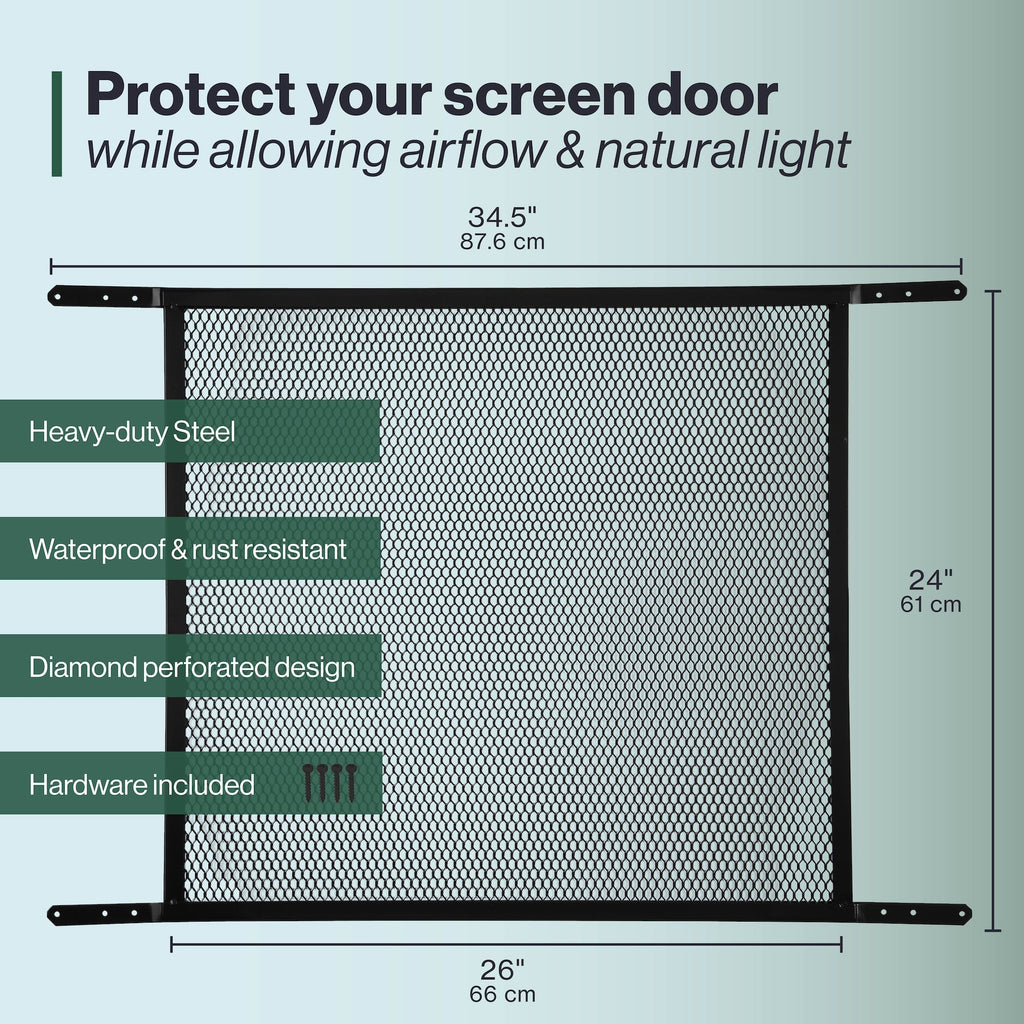 24 in. x 30-36 in. Steel Door Grille