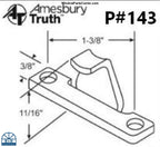 143 Amesbury Truth Small Sash Keeper - For Window Lock