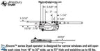 147 AmesburyTruth Encore Sill Mount Casement Operator- Dyad 50.60