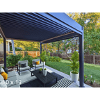 Villa Pergola - Motorized Louver w/ Edge Lighting