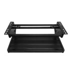 LED Lights – XL Black Single Manual Bolt On Caravan Rv Motor Home Step