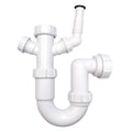 Astini 1.0 Bowl Kitchen Sink Plumbing Kit With 2 Appliance Connectors WM15