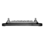 Exotronic 150A Black 2x M6 Stud Busbar with 12 Screws & Cover