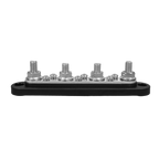 Exotronic 150A Black 4x M8 Stud & 6x Screw Busbar with Cover
