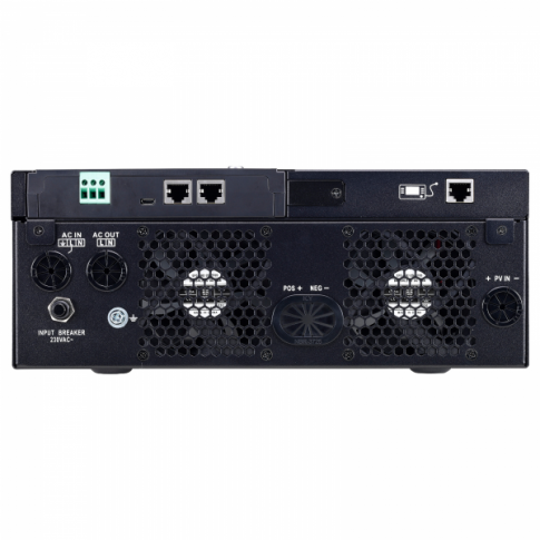 ICONICA 5000W 48V pure sine wave inverter with 4000W solar input, 80A MPPT charge controller and 60A mains charger, removable LCD, supports no-battery mode