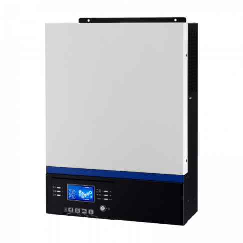ICONICA 5000W 48V pure sine wave inverter with 4000W solar input, 80A MPPT charge controller and 60A mains charger, removable LCD, supports no-battery mode