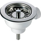 90mm Basket Strainer Waste for Astini, RAK, Rangemaster Ceramic Sink