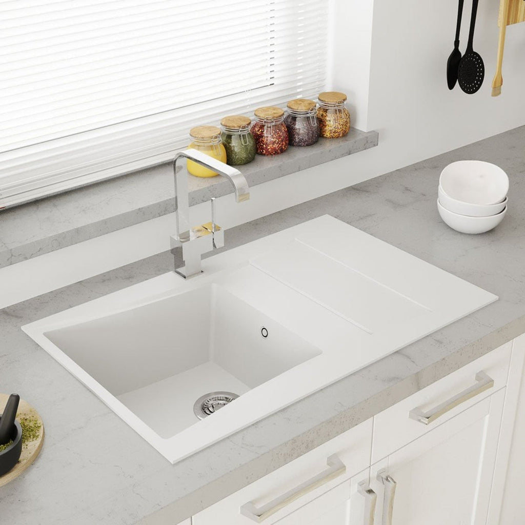Astini Xeron 1.0 Bowl SMC Synthetic Reversible Kitchen Sink with Waste & Tap