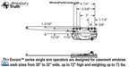 158 AmesburyTruth Casement Sill Mount Operator-Encore-Single Arm 52.11