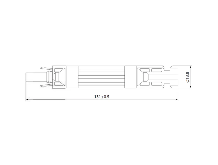 MC4 15A In-line Fuse Solar Connector