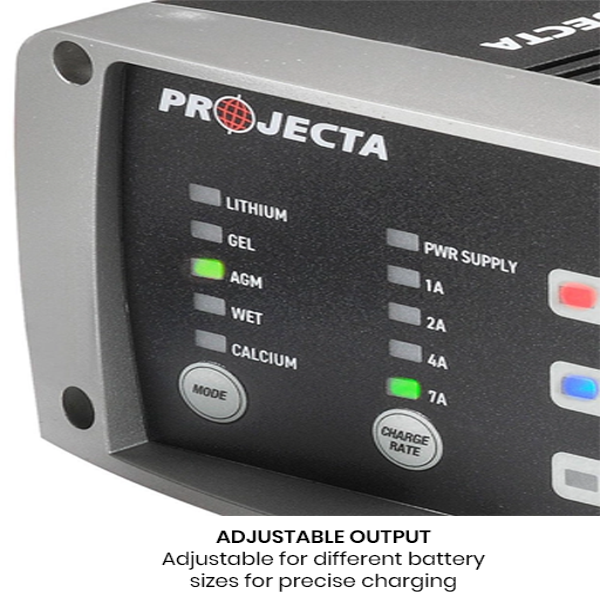 Projecta IC15 15A Intelligent Multi-Chemistry Battery Charger