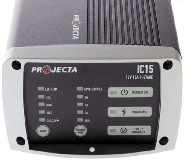 Projecta IC15 15A Intelligent Multi-Chemistry Battery Charger