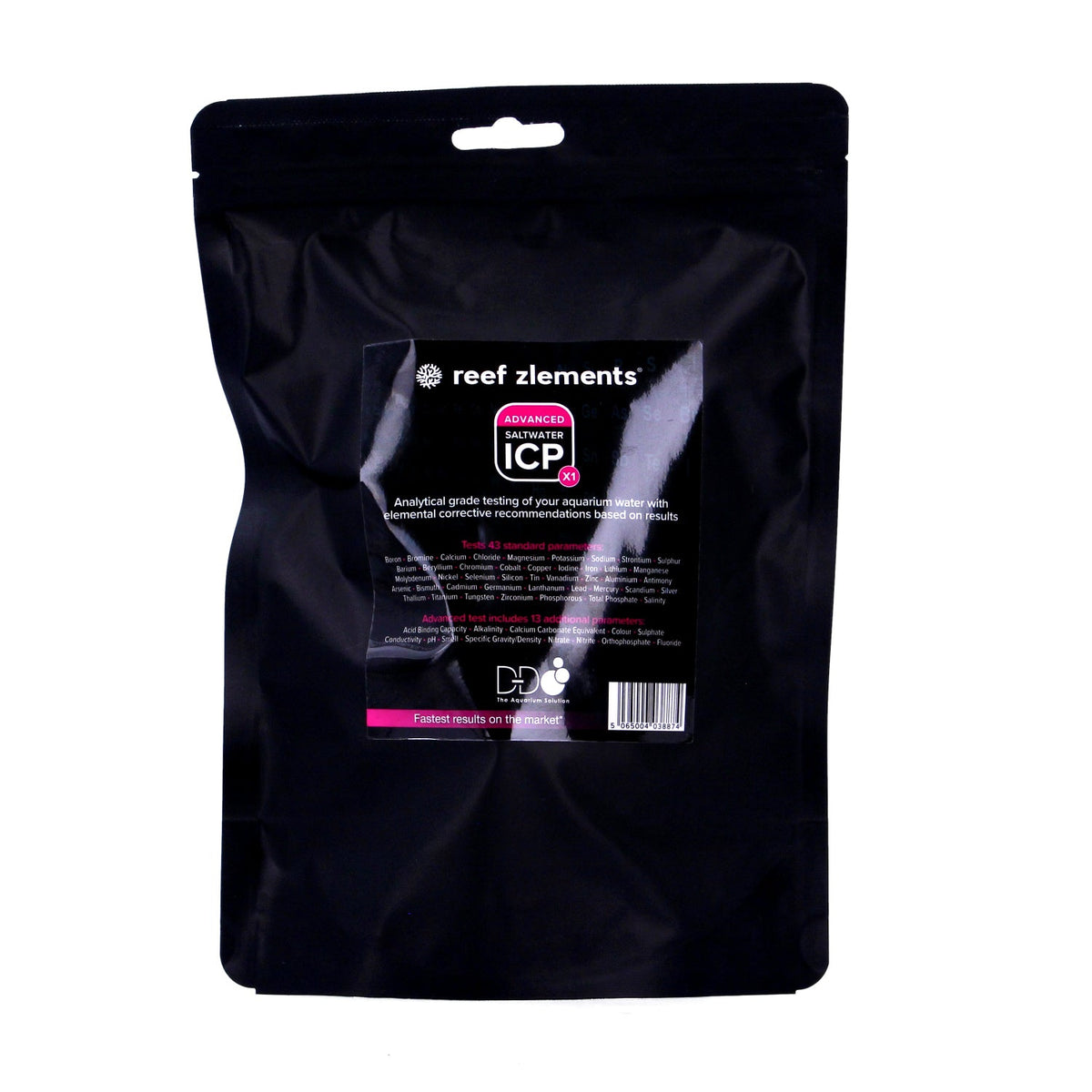 Reef Zlements ICP Saltwater Test, Advanced
