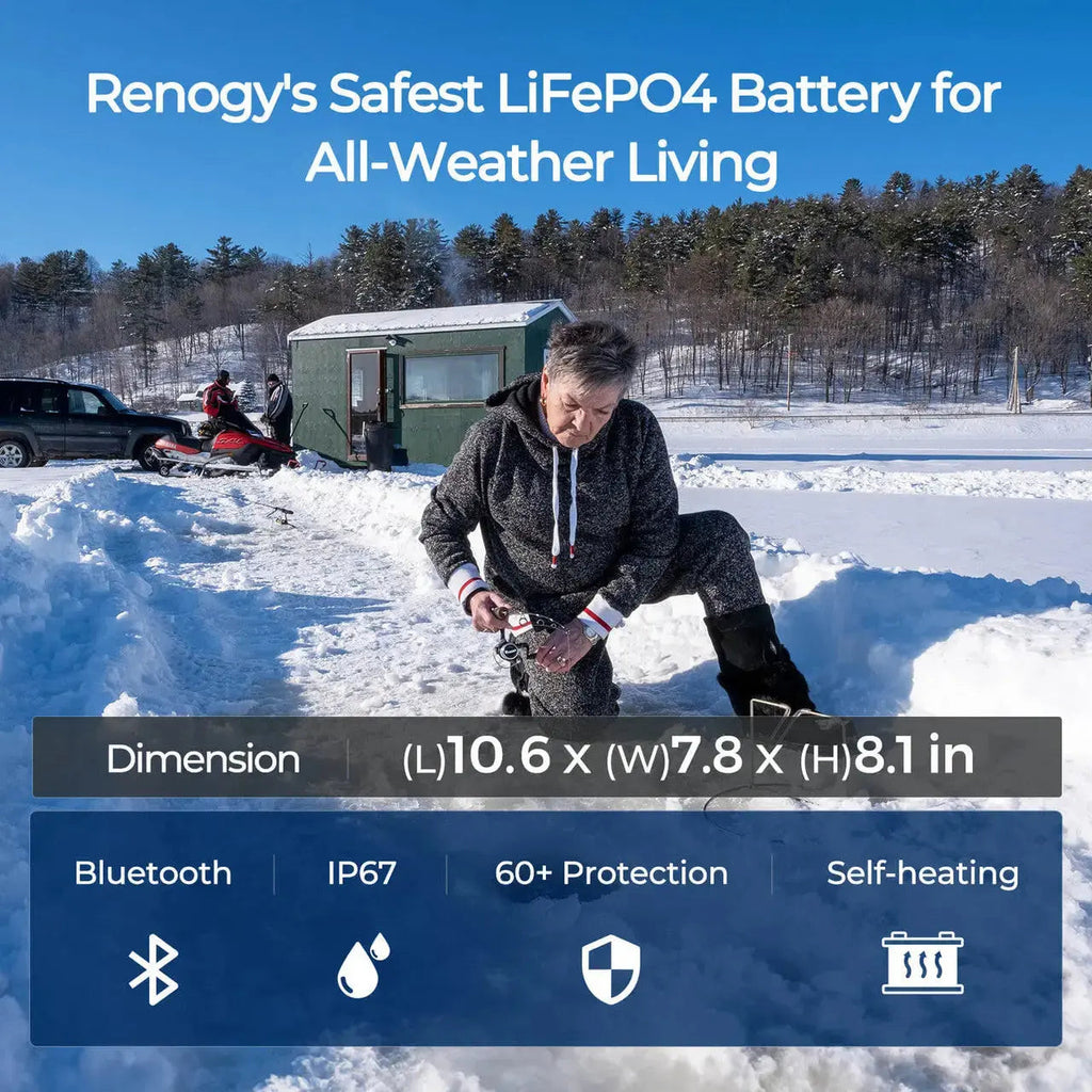 12V 100Ah/200Ah Smart LiFePO4 Battery w/ Bluetooth & Self-Heating | Pro Series