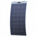 160W Self-Adhesive Monocrystalline Fibreglass Semi-Flexible Solar Panels - MC4 connectors