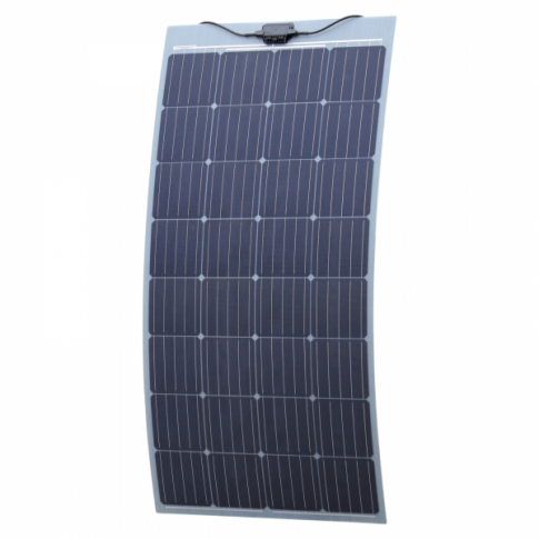 160W Self-Adhesive Monocrystalline Fibreglass Semi-Flexible Solar Panels - MC4 connectors