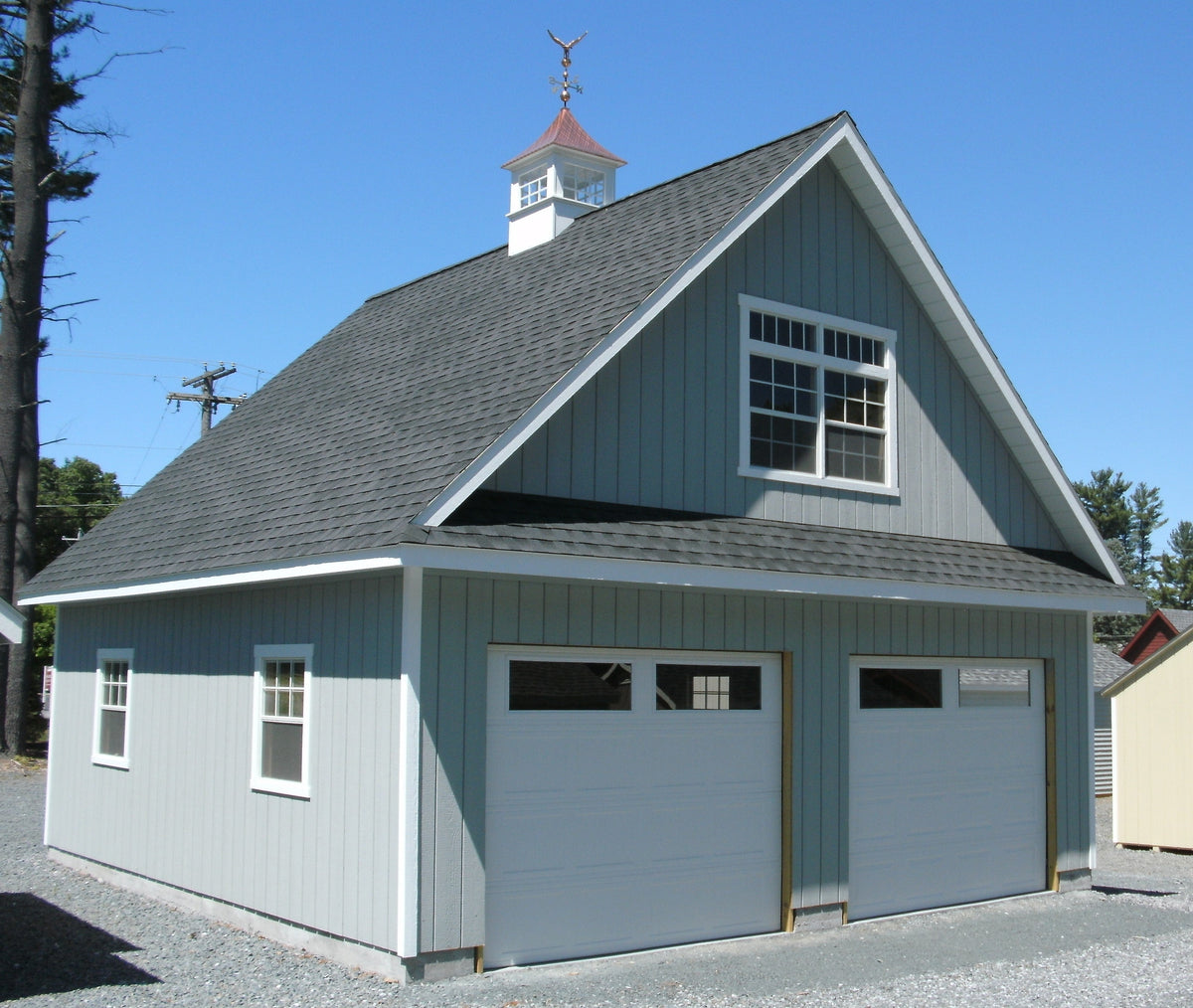 DISPLAY- 24' X 24' DURATEMP GARAGE- ZOOK GRAY