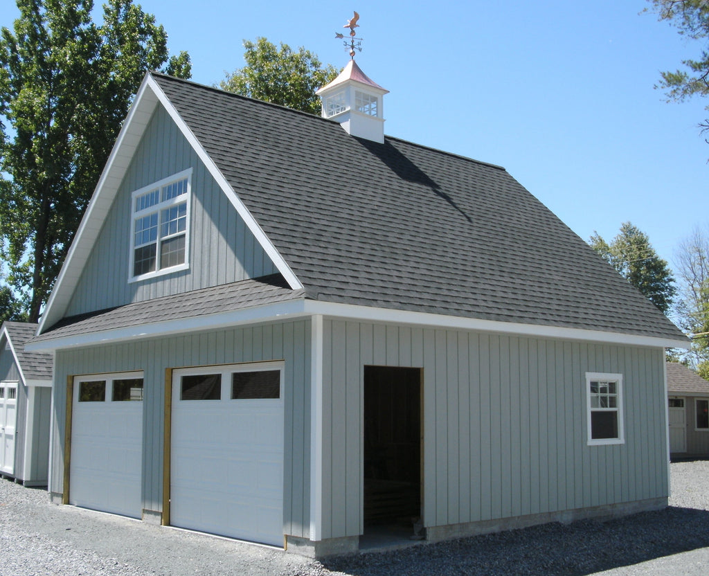 DISPLAY- 24' X 24' DURATEMP GARAGE- ZOOK GRAY