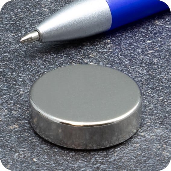 Neodymium Disc Magnet - 25x7mm - N42