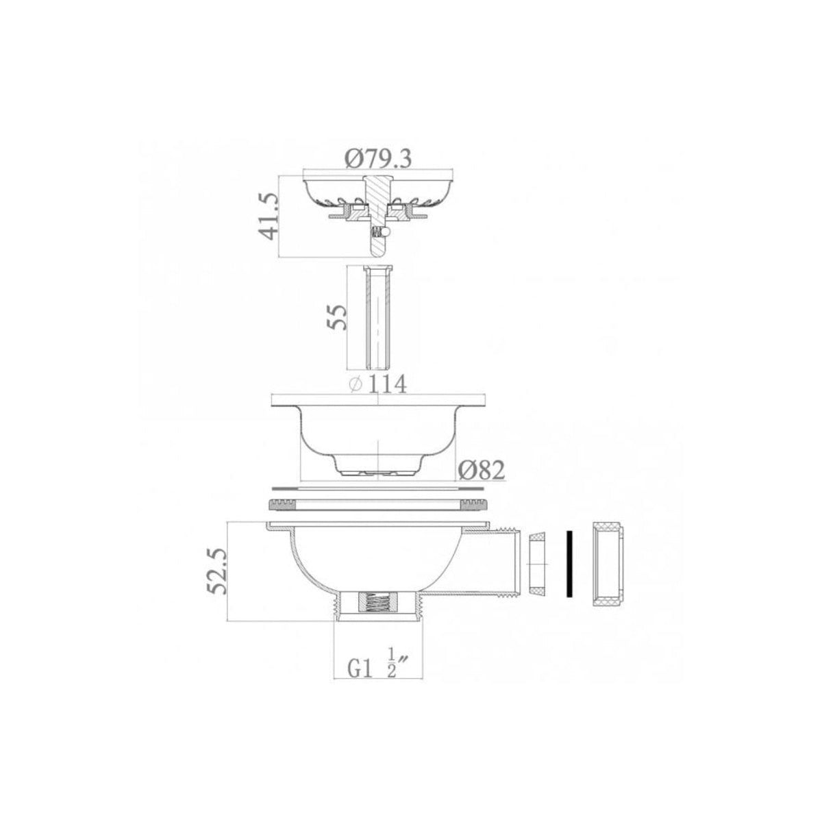 Astini Desire 150 1.5 Bowl Matt Ceramic Kitchen Sink & Waste