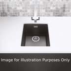 Astini Dante 340 1.0 Bowl Granite Undermount Kitchen Sink & Waste