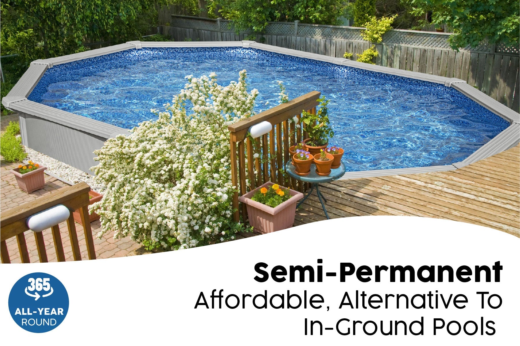 16.5ft x 48in Oval Hydrium Steel Above Ground Pool Set