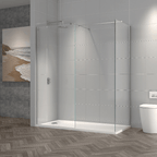Astini T18 Chrome 800x1950x8mm Wetroom Panel