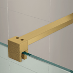 Astini T18 Brushed Brass 1100x1950x8mm Wetroom Panel