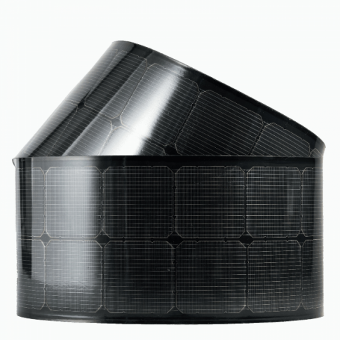 80W low voltage flexible CIGS solar panel with self-adhesive backing (Made in Sweden)