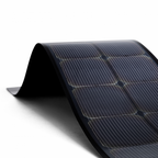 80W low voltage flexible CIGS solar panel with self-adhesive backing (Made in Sweden)