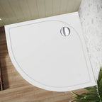 Astini White Quadrant Low Profile Shower Tray 900x900mm