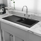 Astini Desire 150 1.5 Bowl Matt Ceramic Kitchen Sink & Waste