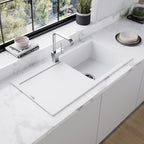 Astini Quadro XL 1.0 Bowl Granite Reversible Kitchen Sink & Waste