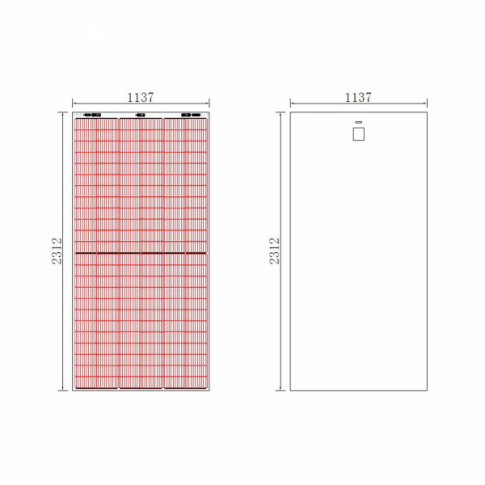 530W Ultra-Lightweight Semi-Flexible Solar Panels with Top Junction Box