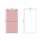 530W Ultra-Lightweight Semi-Flexible Solar Panels with Top Junction Box