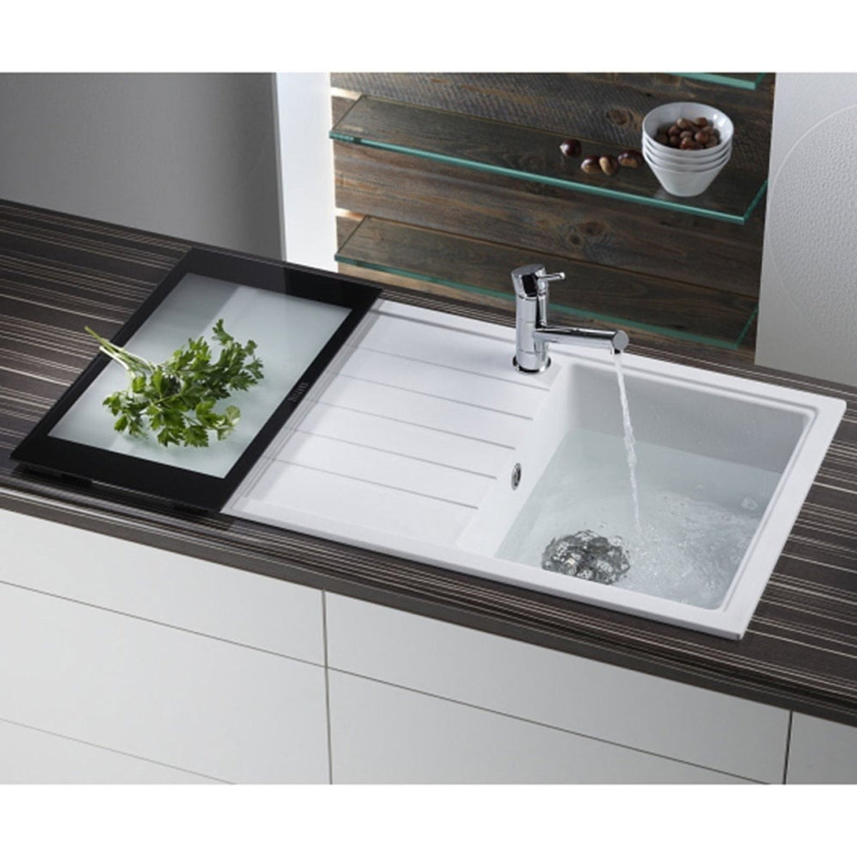 Astini Gianni 1.0 XL Bowl Granite Kitchen Sink & Waste