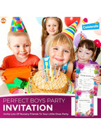 SOL 28x Pink RSVP Party Invitations With Envelopes - Premium Cardstock RSVP Invitation For All Occasions - Birthdays, Baby Showers, Christening, RSVP, Kids Childrens Parties Celebrations