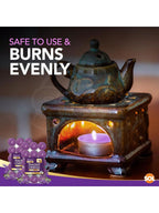 SOL 30pk Tea Light Candles Wild Lavenders – 3.5 Hour Burn Time, Scented Tea Lights Candles, Long-Lasting And Ideal Home Decor, Relaxation, Romantic Dinners, Weddings, Cosy Evenings & Special Occasion
